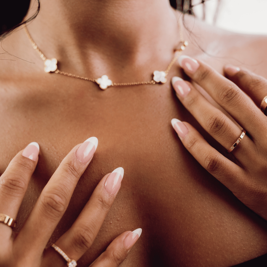 Glücksklee-Halskette