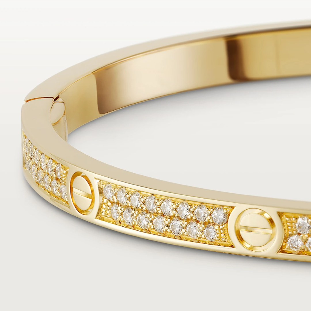 Ava Pavé-Diamant-Armband – dünn