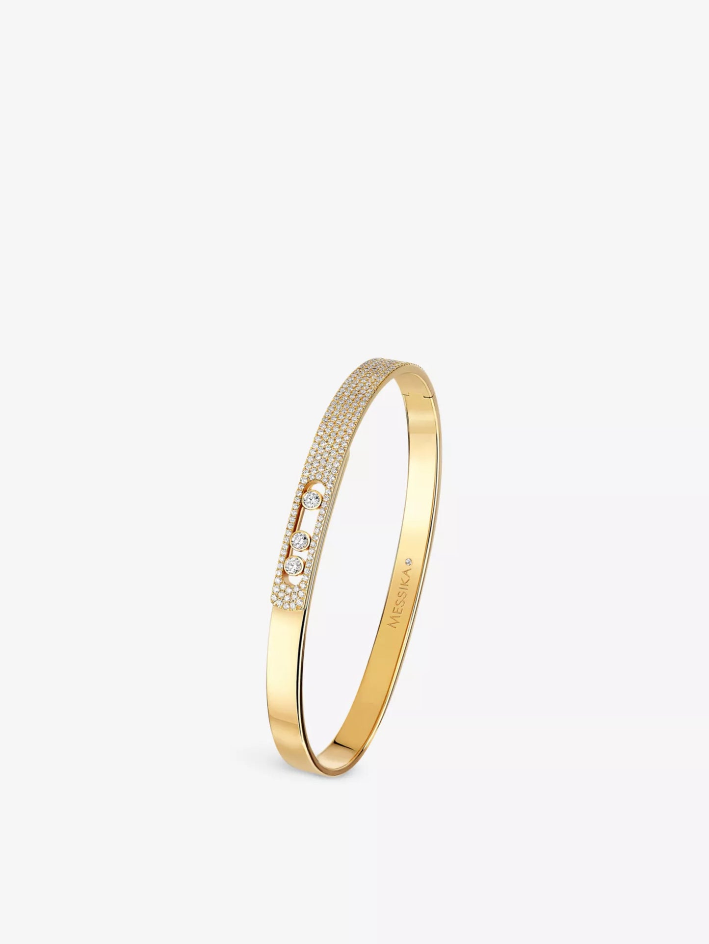 Diamant-Charm-Armreif (alle Farben)