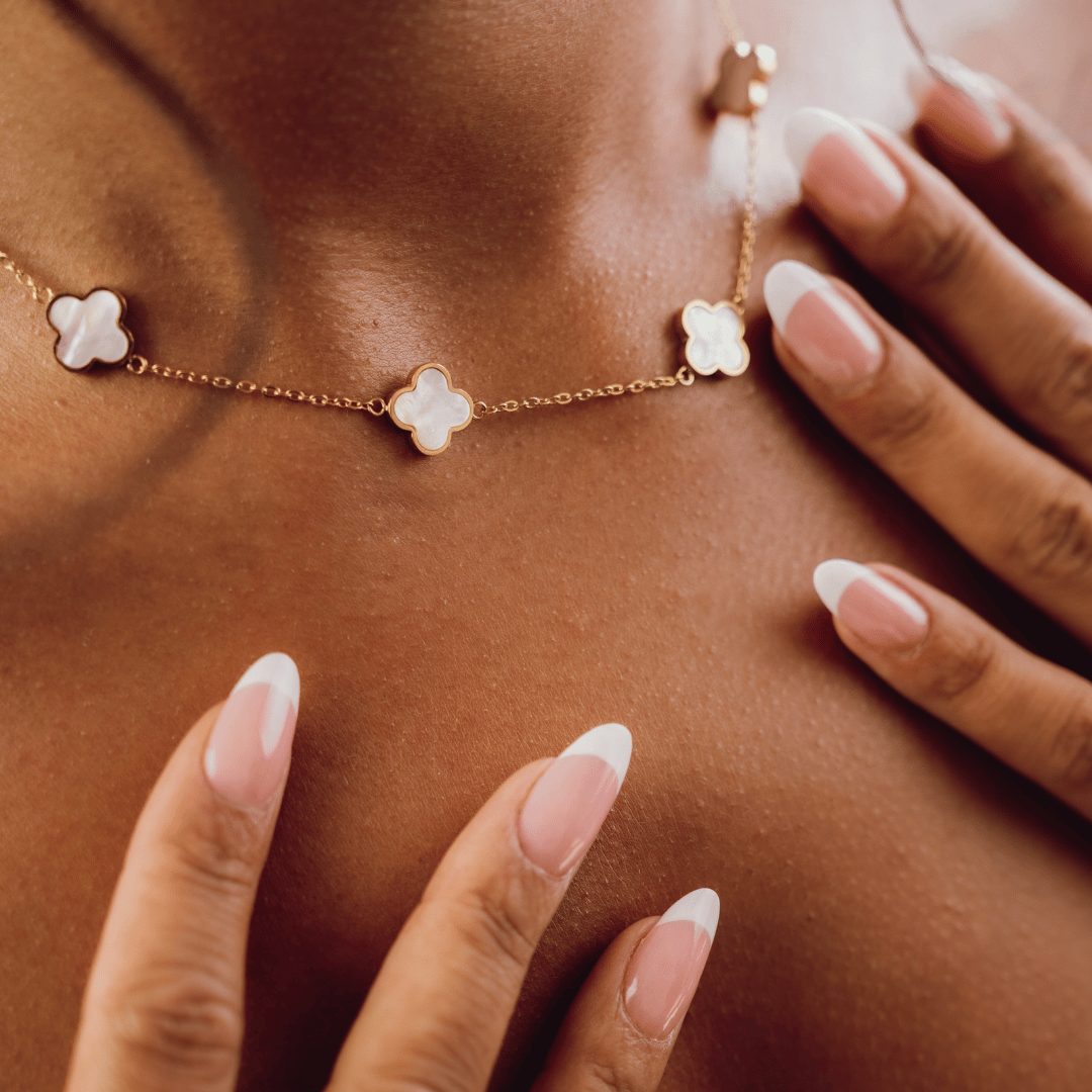 Glücksklee-Halskette 