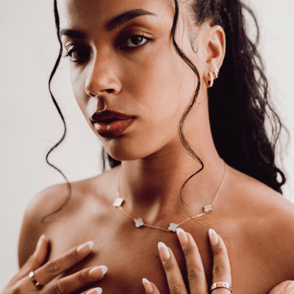 Glücksklee-Halskette 