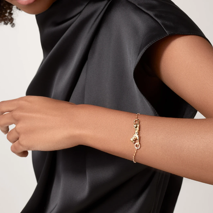 Panther-Bernsteinarmband