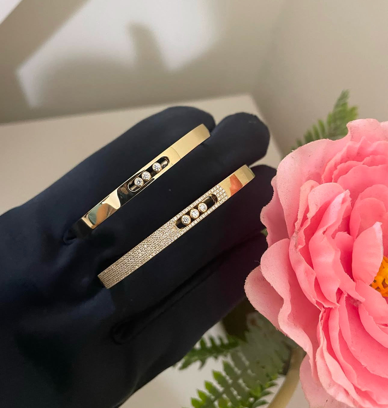 Chaira Klassischer Armreif (Gold &amp; Silber)