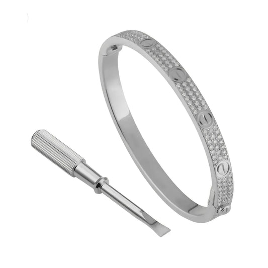 Ava Diamantarmband - Silber