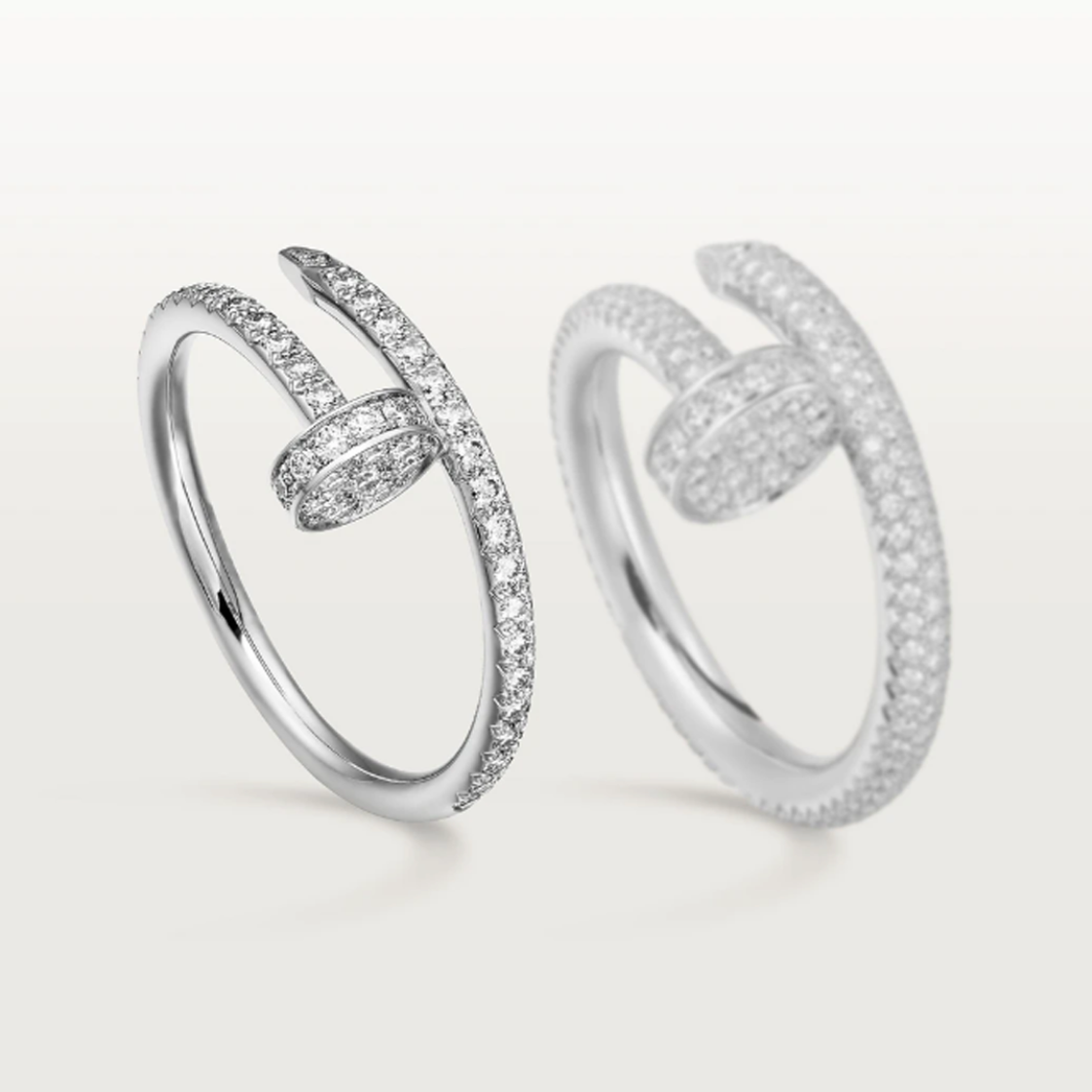 Diamant-Nagelring - Dünn 