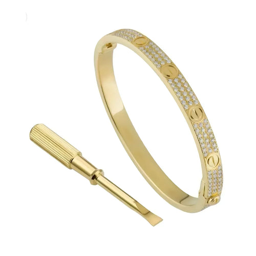 Ava Diamantarmband - Gold