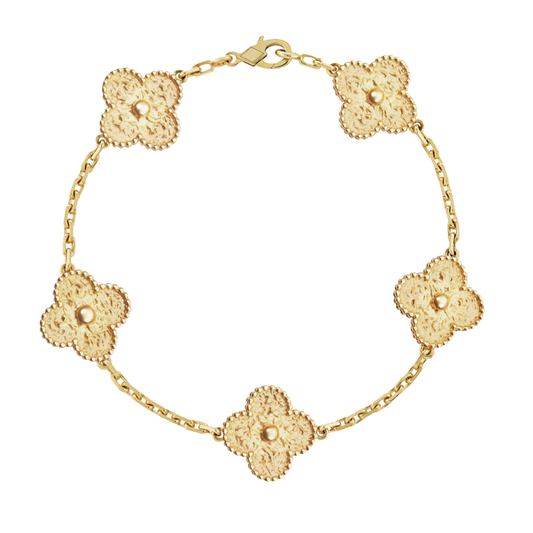 Bernsteinarmband - Gold