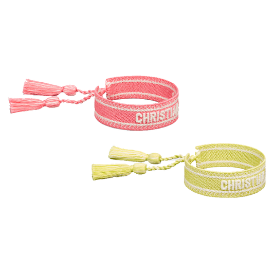 Diana Armband Set Rosa/Gelb