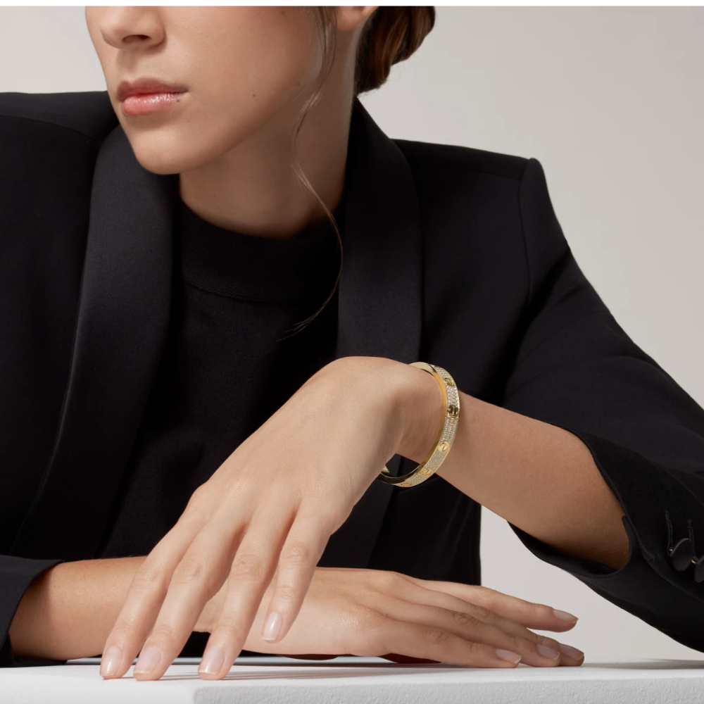 Ava Diamantarmband - Gold