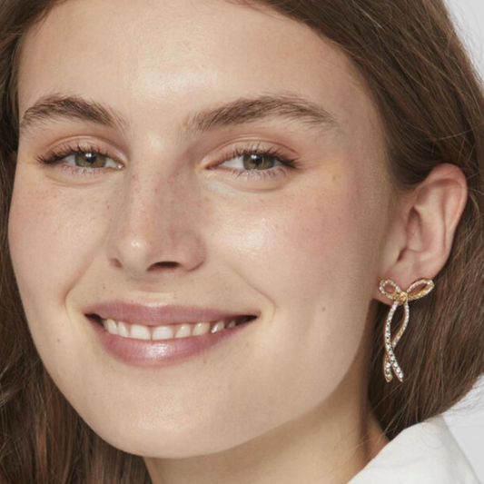 Marta Ribbon Ohrringe - Gold