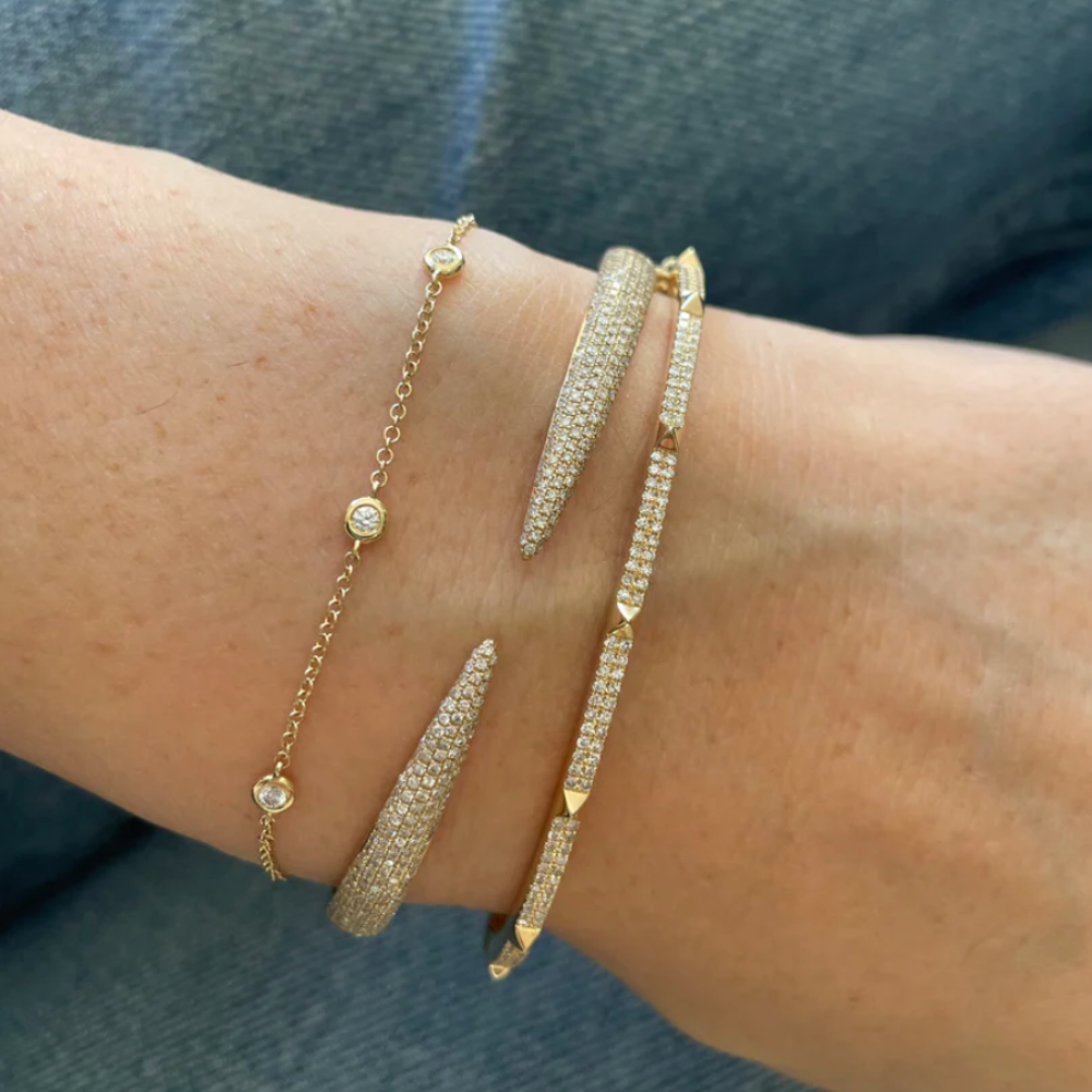 Kristallarmband - Gold