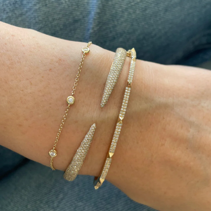 Kristallarmband - Gold