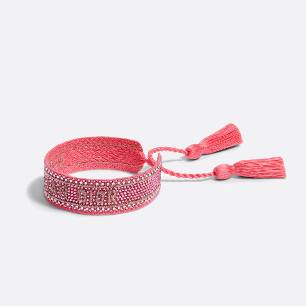 Diana Armband - Rosa / Glitzer