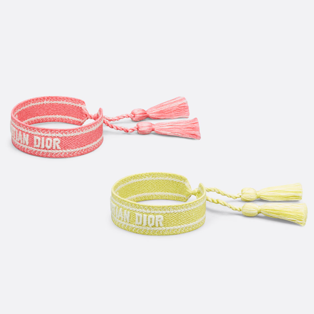 Diana Armband Set Rosa/Gelb
