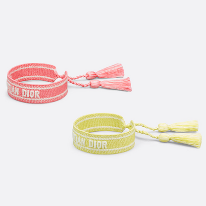 Diana Armband Set Rosa/Gelb
