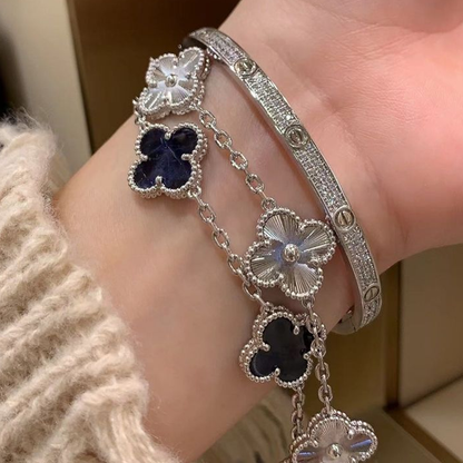 Ava Pavé-Diamant-Armband – dünn